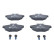 Brake Pad Set, disc brake 13.0460-2706.2 ATE, Thumbnail 2