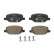 Brake Pad Set, disc brake 13.0460-2707.2 ATE