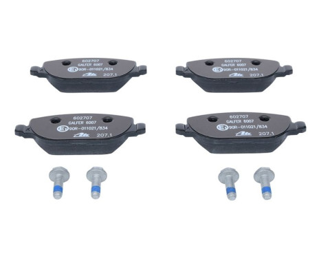 Brake Pad Set, disc brake 13.0460-2707.2 ATE, Image 3