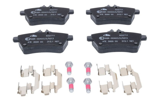 Brake Pad Set, disc brake 13.0460-2711.2 ATE, Image 3