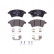 Brake Pad Set, disc brake 13.0460-2715.2 ATE