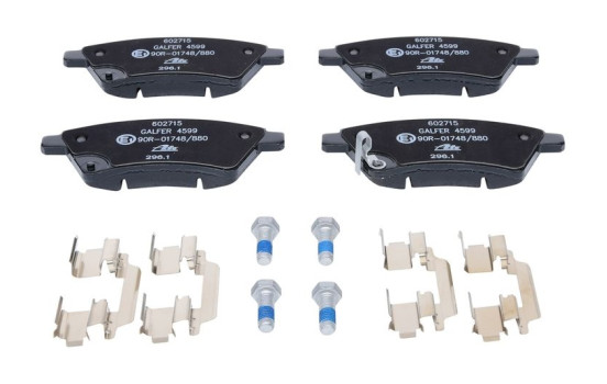 Brake Pad Set, disc brake 13.0460-2715.2 ATE, Image 3