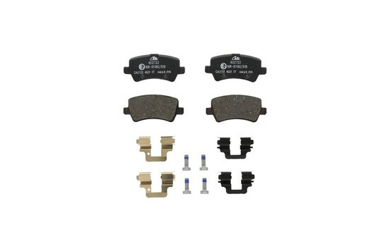Brake Pad Set, disc brake 13.0460-2722.2 ATE