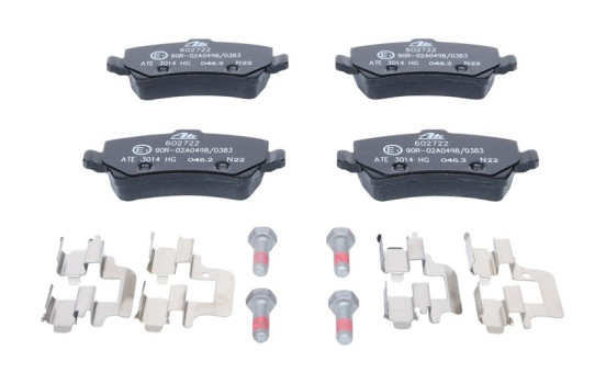 Brake Pad Set, disc brake 13.0460-2722.2 ATE, Image 3
