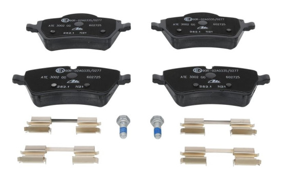 Brake Pad Set, disc brake 13.0460-2725.2 ATE, Image 2