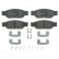 Brake Pad Set, disc brake 13.0460-2729.2 ATE