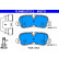 Brake Pad Set, disc brake 13.0460-2731.2 ATE