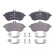 Brake Pad Set, disc brake 13.0460-2732.2 ATE