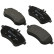 Brake Pad Set, disc brake 13.0460-2733.2 ATE