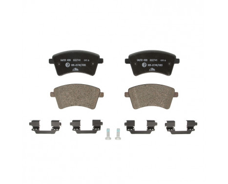 Brake Pad Set, disc brake 13.0460-2741.2 ATE