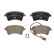 Brake Pad Set, disc brake 13.0460-2743.2 ATE