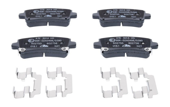 Brake Pad Set, disc brake 13.0460-2755.2 ATE, Image 3