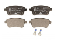 Brake Pad Set, disc brake 13.0460-2757.2 ATE