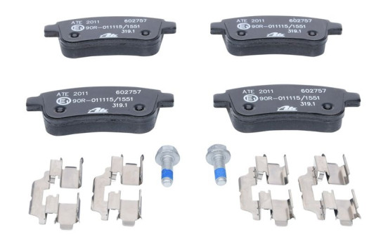 Brake Pad Set, disc brake 13.0460-2757.2 ATE, Image 3