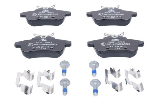 Brake Pad Set, disc brake 13.0460-2761.2 ATE, Image 3