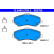 Brake Pad Set, disc brake 13.0460-2766.2 ATE, Thumbnail 2