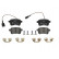 Brake Pad Set, disc brake 13.0460-2767.2 ATE