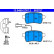 Brake Pad Set, disc brake 13.0460-2767.2 ATE, Thumbnail 2