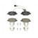 Brake Pad Set, disc brake 13.0460-2768.2 ATE