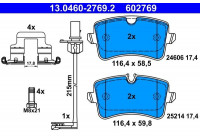 Brake Pad Set, disc brake 13.0460-2769.2 ATE