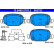 Brake Pad Set, disc brake 13.0460-2783.2 ATE