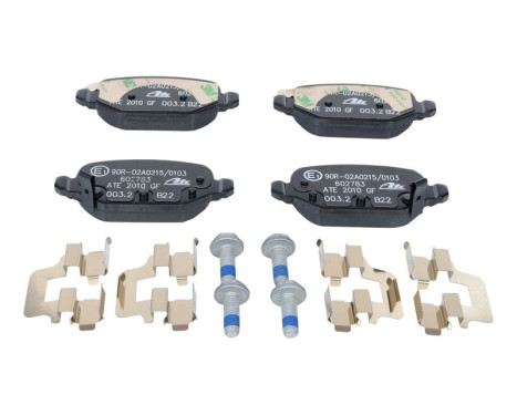 Brake Pad Set, disc brake 13.0460-2783.2 ATE, Image 2