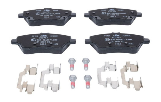 Brake Pad Set, disc brake 13.0460-2784.2 ATE, Image 3