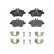 Brake Pad Set, disc brake 13.0460-2786.2 ATE