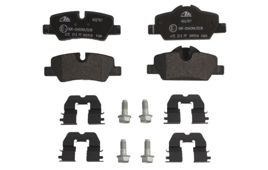 Brake Pad Set, disc brake 13.0460-2797.2 ATE