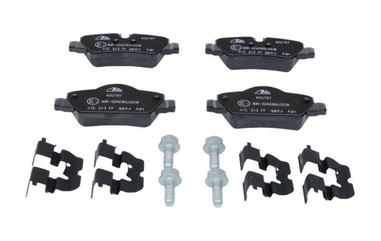 Brake Pad Set, disc brake 13.0460-2797.2 ATE, Image 2