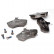 Brake Pad Set, disc brake 13.0460-2822.2 ATE