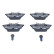 Brake Pad Set, disc brake 13.0460-2826.2 ATE, Thumbnail 3