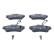 Brake Pad Set, disc brake 13.0460-2832.2 ATE, Thumbnail 2