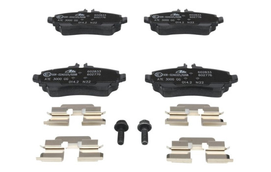 Brake Pad Set, disc brake 13.0460-2833.2 ATE, Image 3