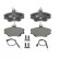 Brake Pad Set, disc brake 13.0460-2834.2 ATE