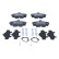 Brake Pad Set, disc brake 13.0460-2834.2 ATE, Thumbnail 4