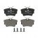 Brake Pad Set, disc brake 13.0460-2840.2 ATE