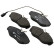 Brake Pad Set, disc brake 13.0460-2850.2 ATE