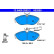 Brake Pad Set, disc brake 13.0460-2850.2 ATE, Thumbnail 2