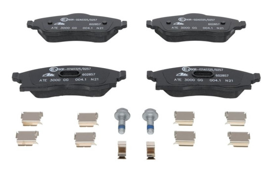 Brake Pad Set, disc brake 13.0460-2857.2 ATE, Image 3