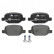 Brake Pad Set, disc brake 13.0460-2879.2 ATE