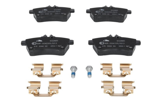 Brake Pad Set, disc brake 13.0460-2885.2 ATE, Image 3