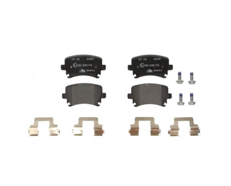 Brake Pad Set, disc brake 13.0460-2887.2 ATE