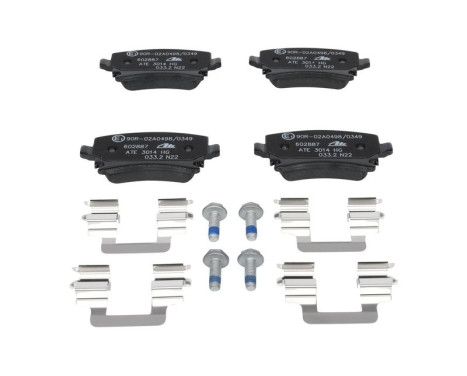 Brake Pad Set, disc brake 13.0460-2887.2 ATE, Image 3