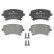 Brake Pad Set, disc brake 13.0460-2888.2 ATE