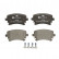 Brake Pad Set, disc brake 13.0460-2889.2 ATE