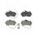 Brake Pad Set, disc brake 13.0460-2891.2 ATE