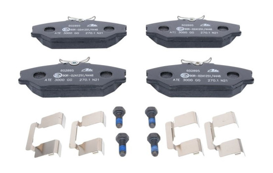 Brake Pad Set, disc brake 13.0460-2895.2 ATE, Image 3