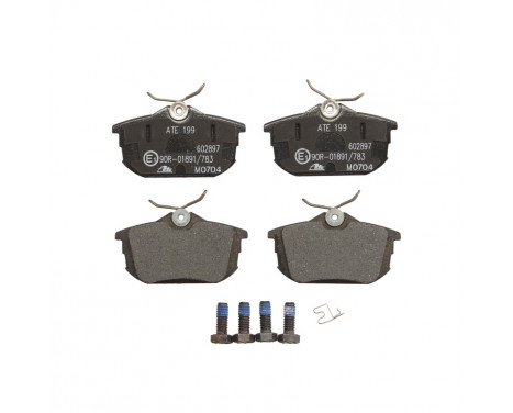 Brake Pad Set, disc brake 13.0460-2897.2 ATE