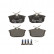 Brake Pad Set, disc brake 13.0460-2897.2 ATE